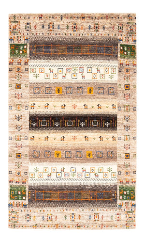 Gabbeh Tæppe - Loribaft Persisk - Royal - 135 x 87 cm - flerfarvet