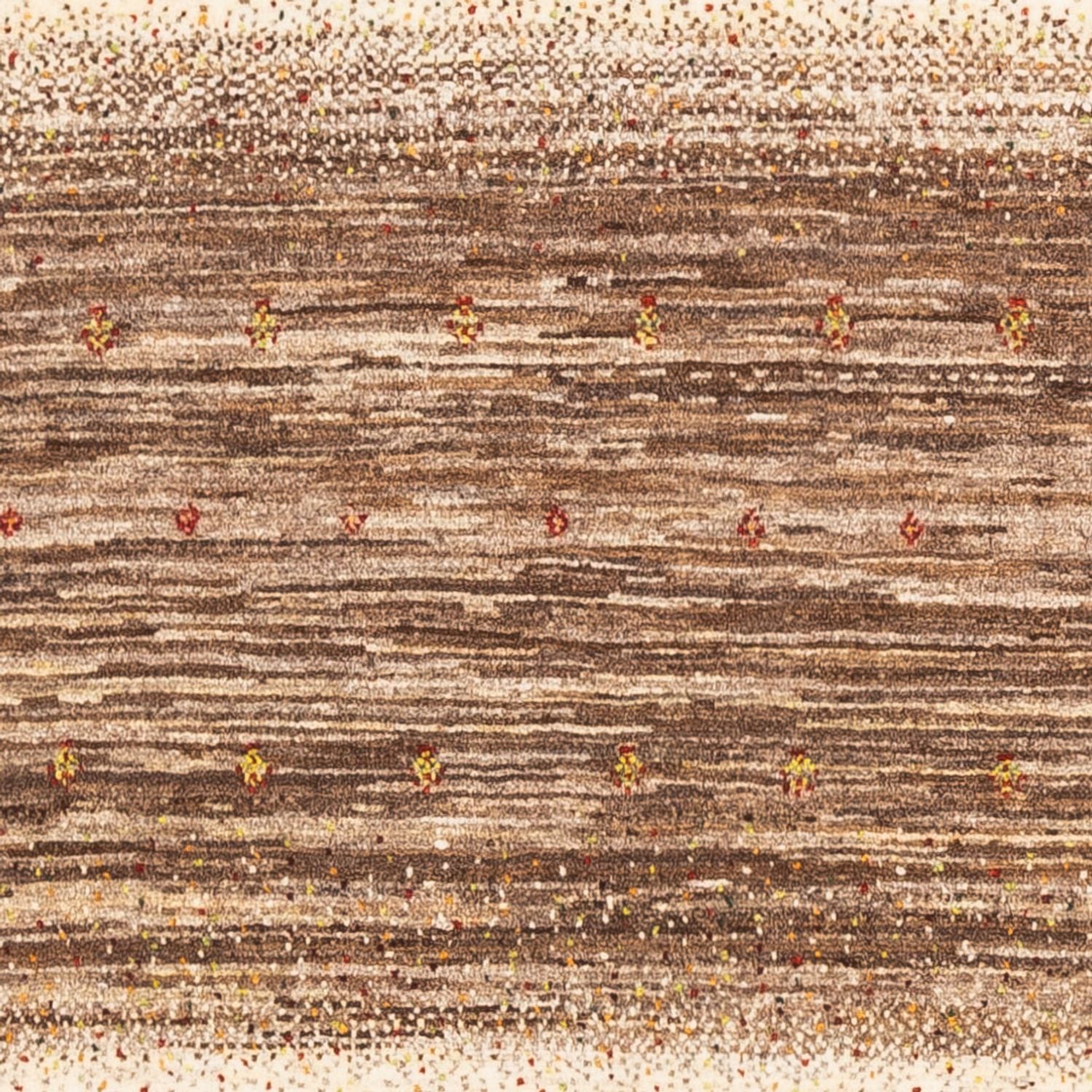 Gabbeh Tæppe - Loribaft Persisk - Royal - 121 x 82 cm - grå