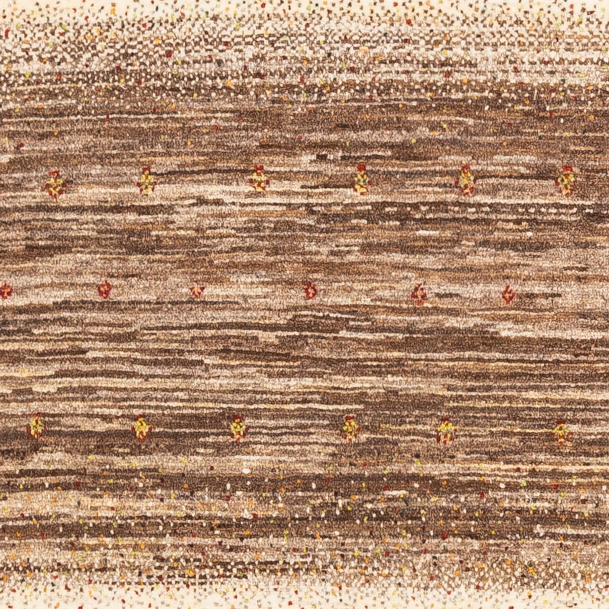 Gabbeh Tæppe - Loribaft Persisk - Royal - 121 x 82 cm - grå