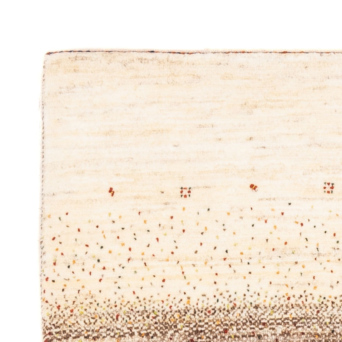 Gabbeh Tæppe - Loribaft Persisk - Royal - 121 x 82 cm - grå