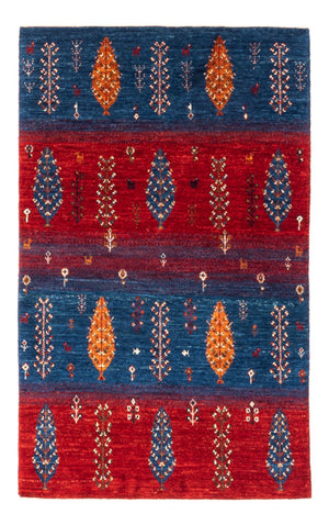Gabbeh Tæppe - Loribaft Persisk - Royal - 130 x 82 cm - flerfarvet