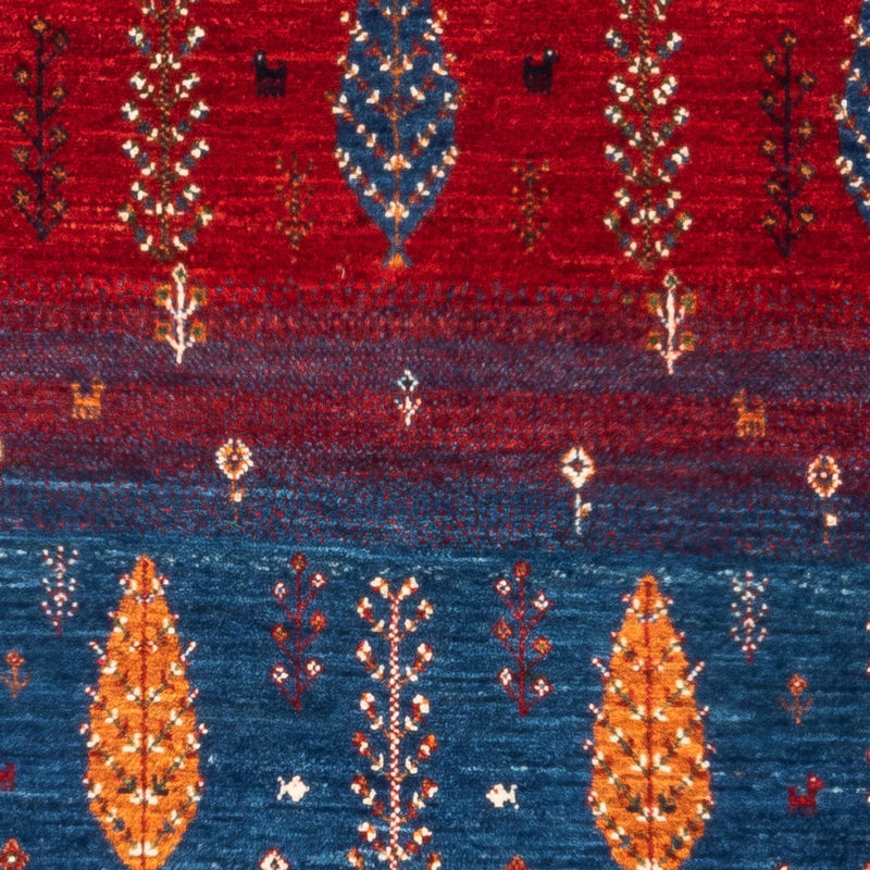 Gabbeh Tæppe - Loribaft Persisk - Royal - 130 x 82 cm - flerfarvet