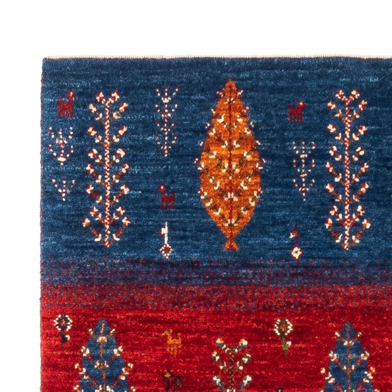 Gabbeh Tæppe - Loribaft Persisk - Royal - 130 x 82 cm - flerfarvet