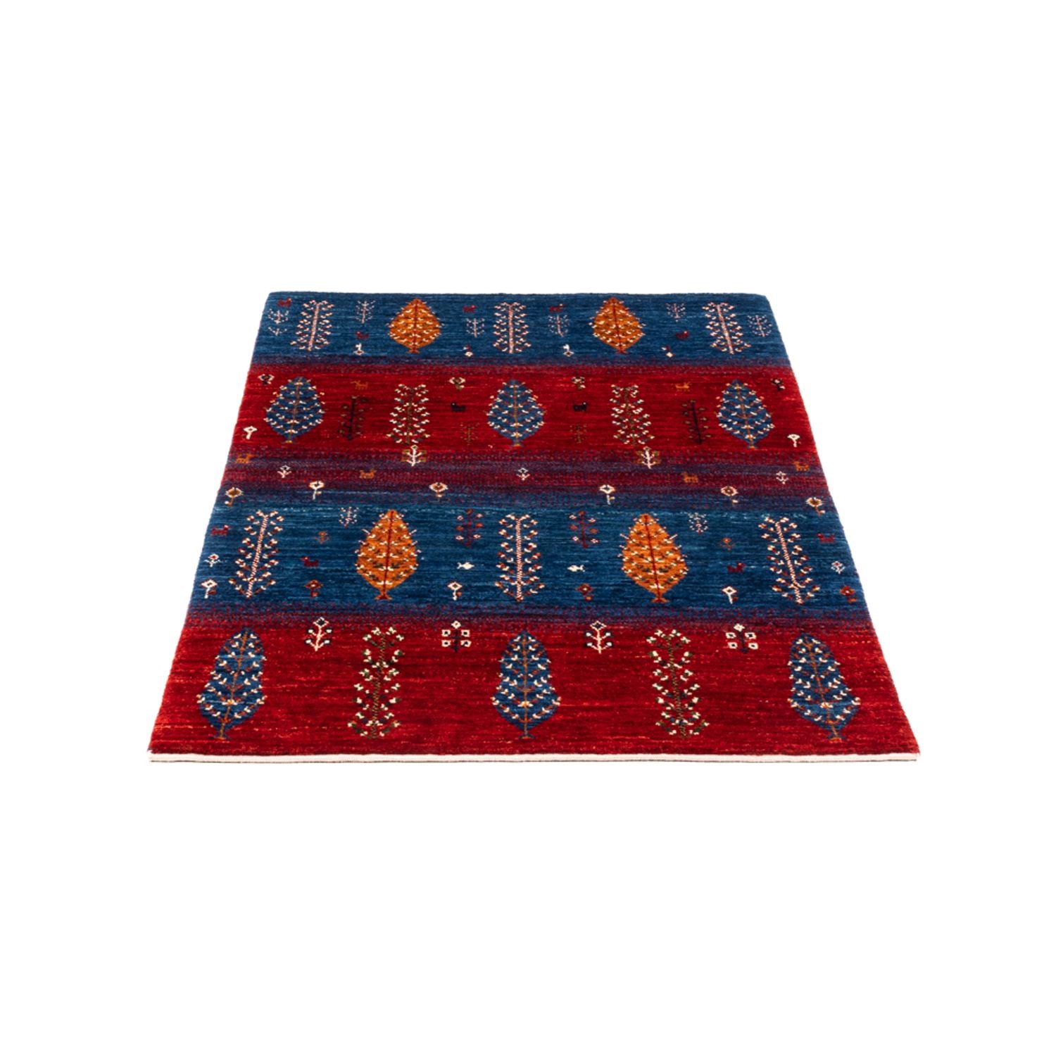 Gabbeh Tæppe - Loribaft Persisk - Royal - 130 x 82 cm - flerfarvet