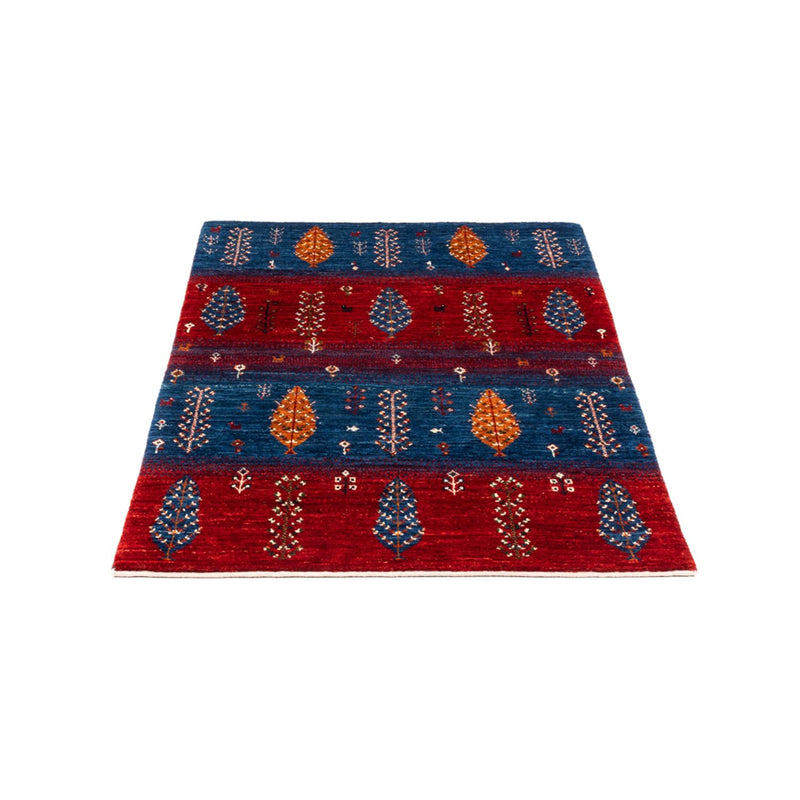 Gabbeh Tæppe - Loribaft Persisk - Royal - 130 x 82 cm - flerfarvet