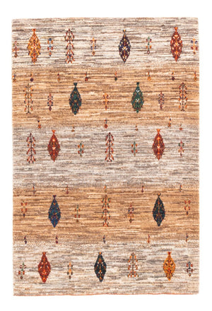 Gabbeh Tæppe - Loribaft Persisk - Royal - 125 x 85 cm - grå