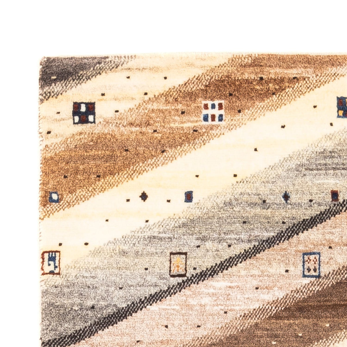 Gabbeh Tæppe - Loribaft Persisk - Royal - 120 x 80 cm - flerfarvet