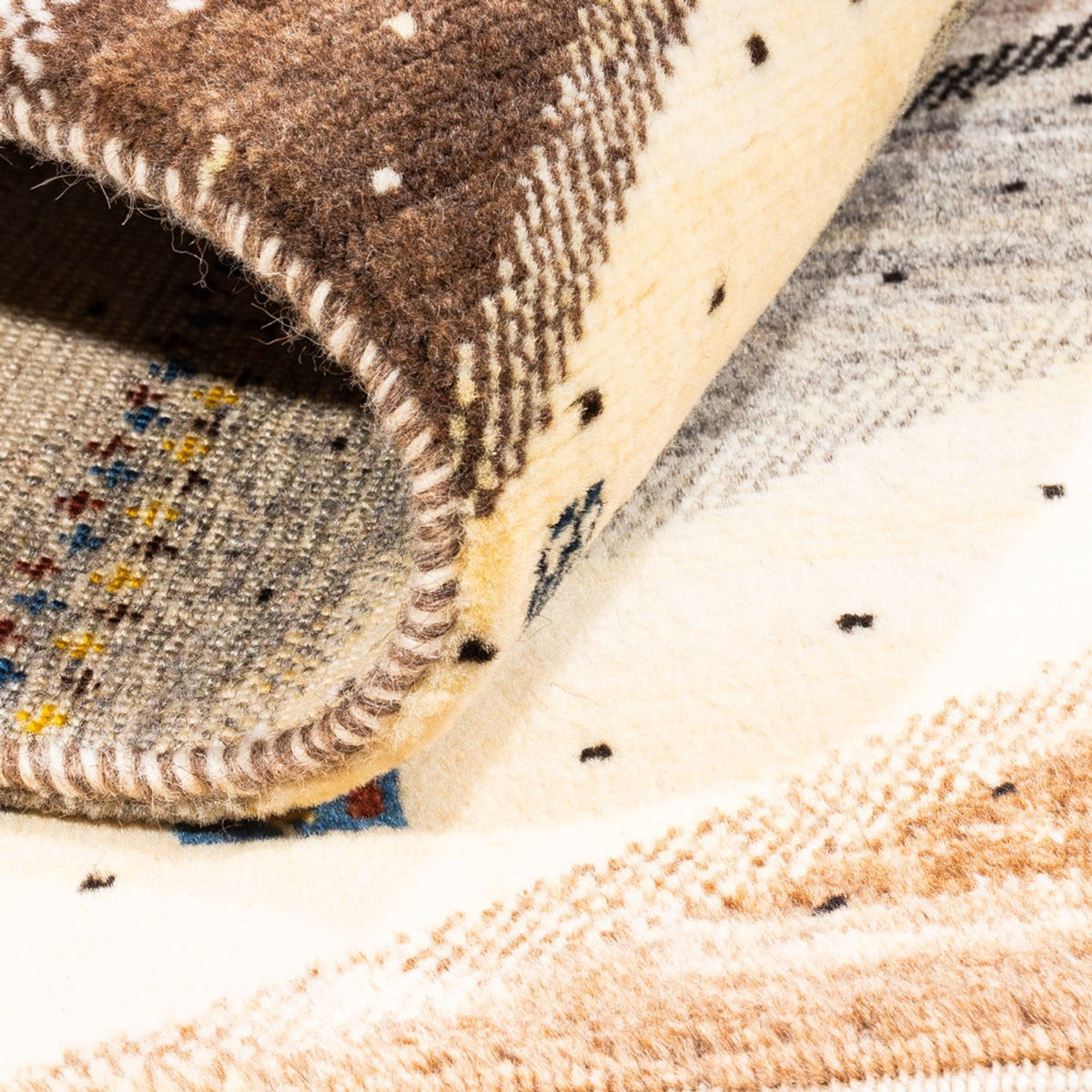 Gabbeh Tæppe - Loribaft Persisk - Royal - 120 x 80 cm - flerfarvet