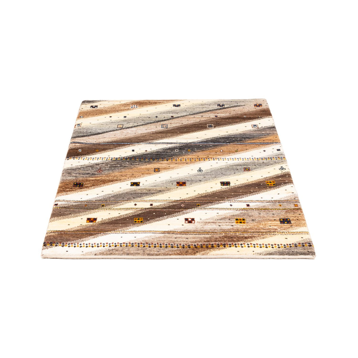 Gabbeh Tæppe - Loribaft Persisk - Royal - 120 x 80 cm - flerfarvet