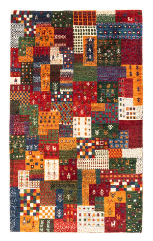 Gabbeh Tæppe - Loribaft Persisk - Royal - 134 x 85 cm - flerfarvet