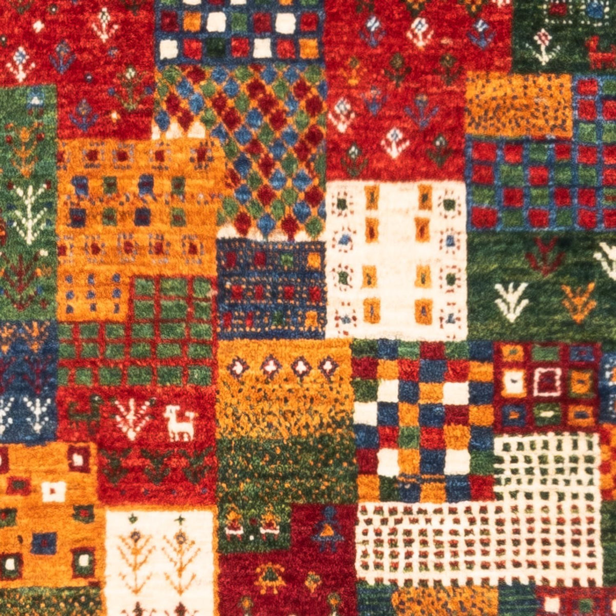 Gabbeh Tæppe - Loribaft Persisk - Royal - 134 x 85 cm - flerfarvet