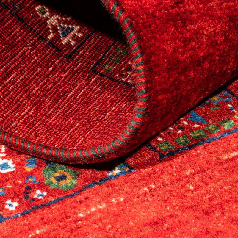 Gabbeh Tæppe - Loribaft Persisk - Royal - 124 x 82 cm - flerfarvet
