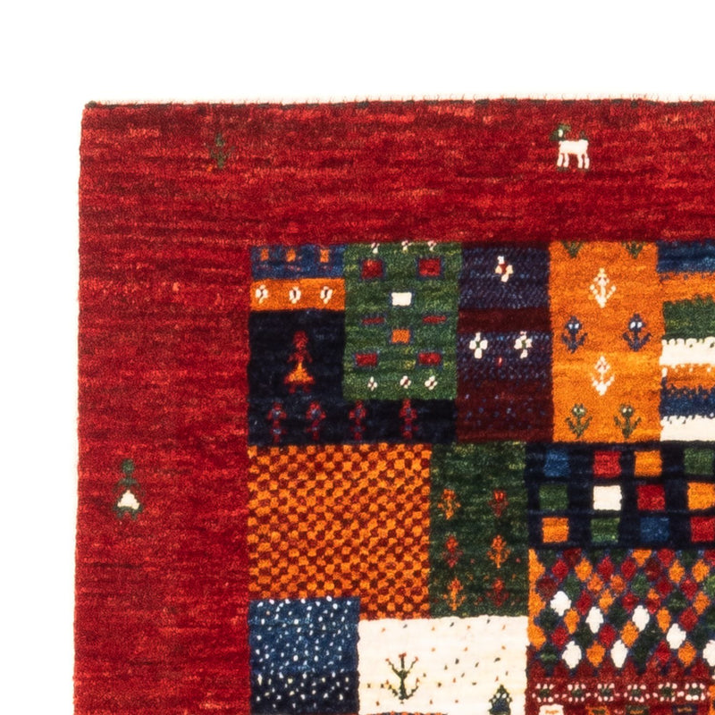 Gabbeh Tæppe - Loribaft Persisk - Royal - 125 x 93 cm - flerfarvet