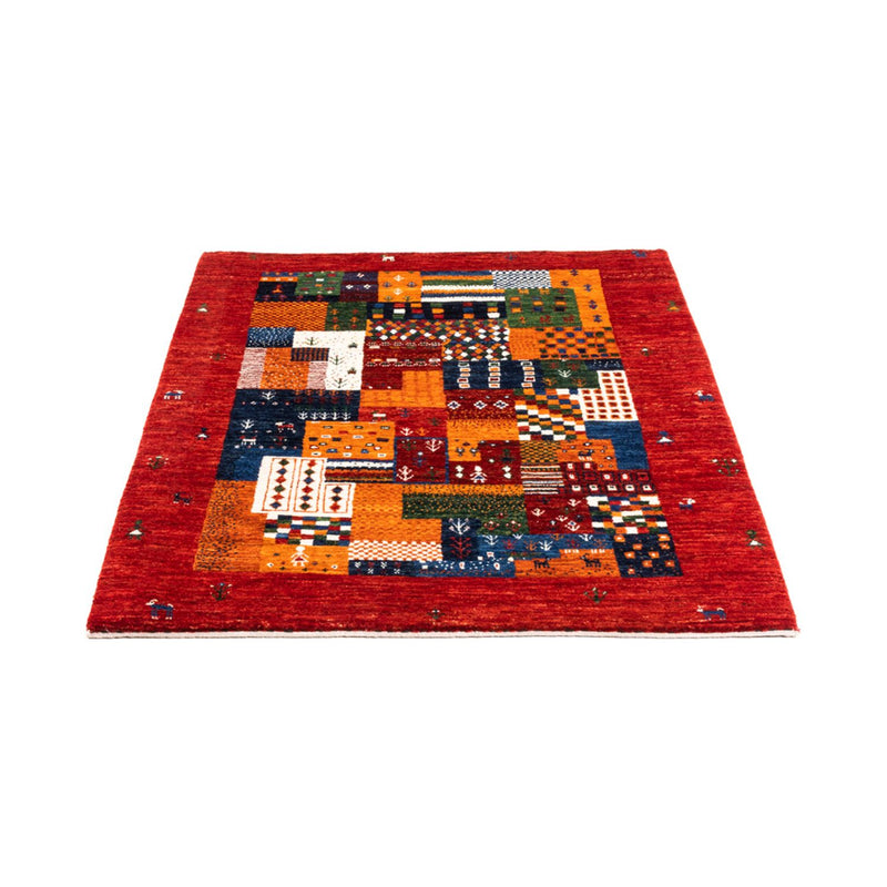 Gabbeh Tæppe - Loribaft Persisk - Royal - 125 x 93 cm - flerfarvet