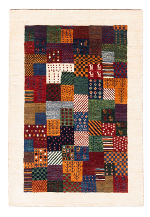 Gabbeh Tæppe - Loribaft Persisk - Royal - 124 x 85 cm - flerfarvet