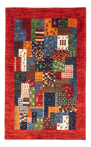 Gabbeh Tæppe - Loribaft Persisk - Royal - 129 x 81 cm - flerfarvet
