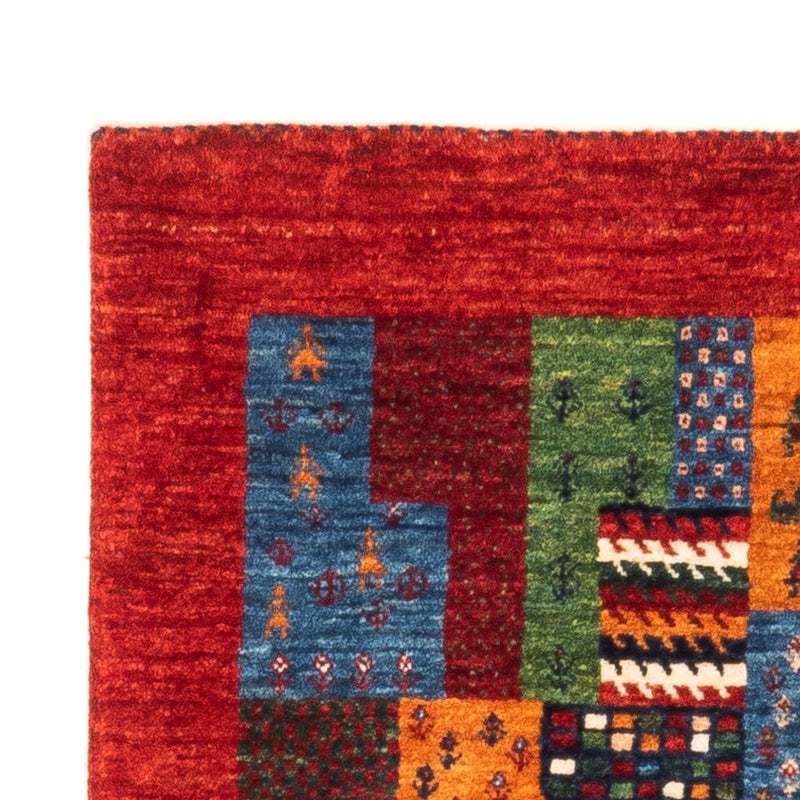 Gabbeh Tæppe - Loribaft Persisk - Royal - 129 x 81 cm - flerfarvet