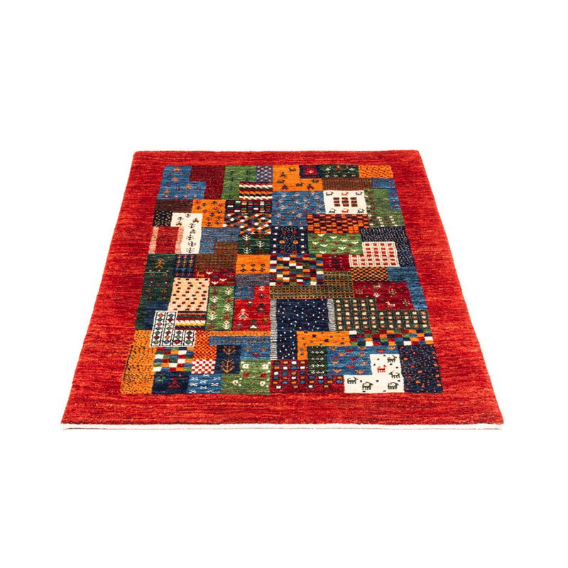 Gabbeh Tæppe - Loribaft Persisk - Royal - 129 x 81 cm - flerfarvet