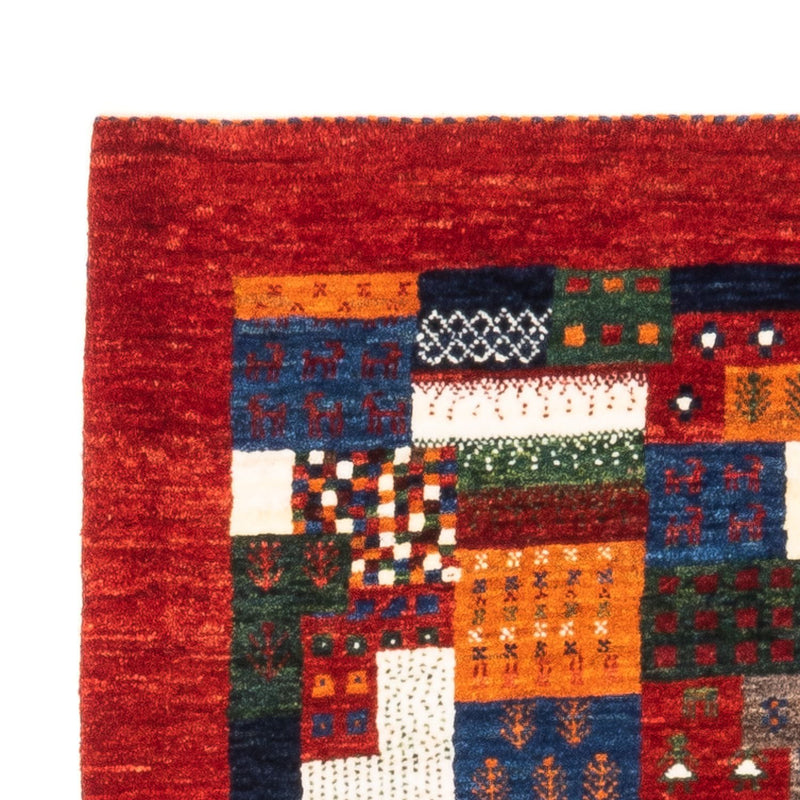 Gabbeh Tæppe - Loribaft Persisk - Royal - 128 x 85 cm - flerfarvet