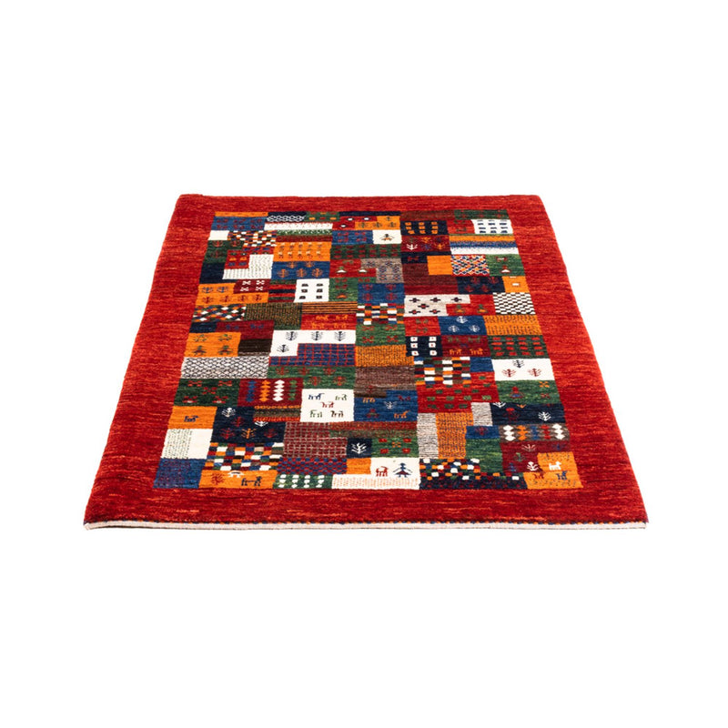 Gabbeh Tæppe - Loribaft Persisk - Royal - 128 x 85 cm - flerfarvet