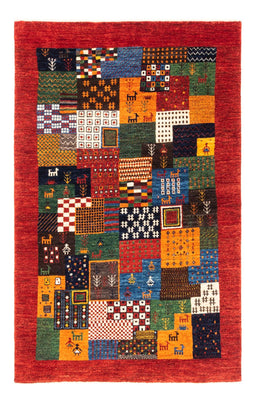 Gabbeh Tæppe - Loribaft Persisk - Royal - 146 x 97 cm - flerfarvet