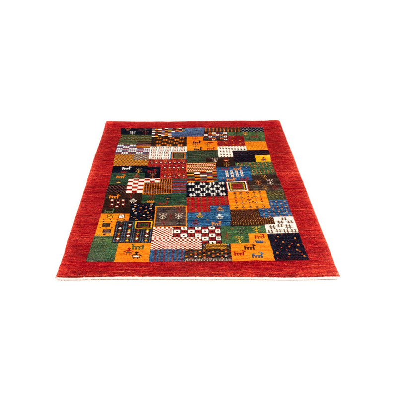 Gabbeh Tæppe - Loribaft Persisk - Royal - 146 x 97 cm - flerfarvet