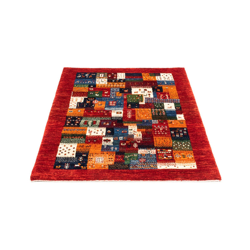 Gabbeh Tæppe - Loribaft Persisk - Royal - 127 x 84 cm - flerfarvet