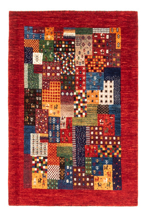 Gabbeh Tæppe - Loribaft Persisk - Royal - 127 x 88 cm - flerfarvet