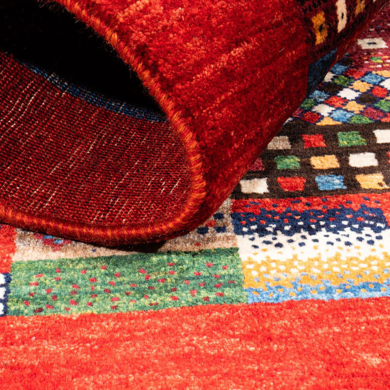 Gabbeh Tæppe - Loribaft Persisk - Royal - 127 x 88 cm - flerfarvet