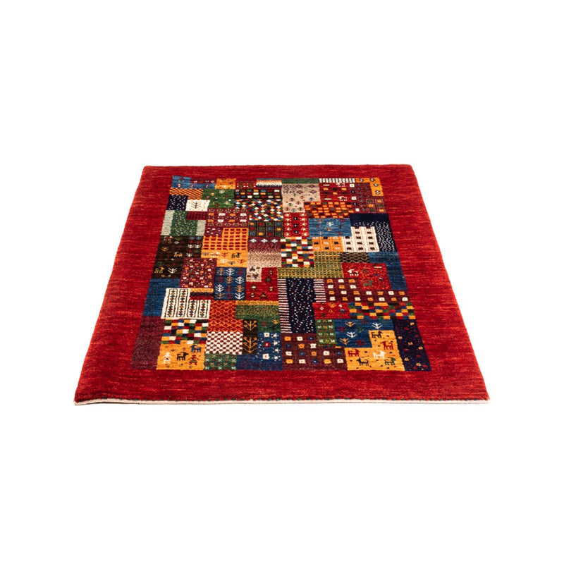 Gabbeh Tæppe - Loribaft Persisk - Royal - 127 x 88 cm - flerfarvet