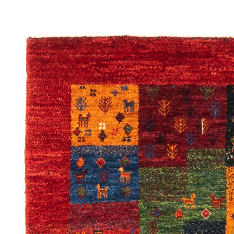 Gabbeh Tæppe - Loribaft Persisk - Royal - 132 x 82 cm - flerfarvet
