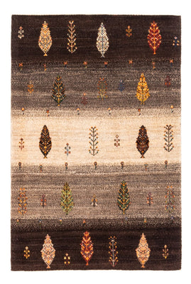 Gabbeh Tæppe - Loribaft Persisk - Royal - 125 x 88 cm - grå