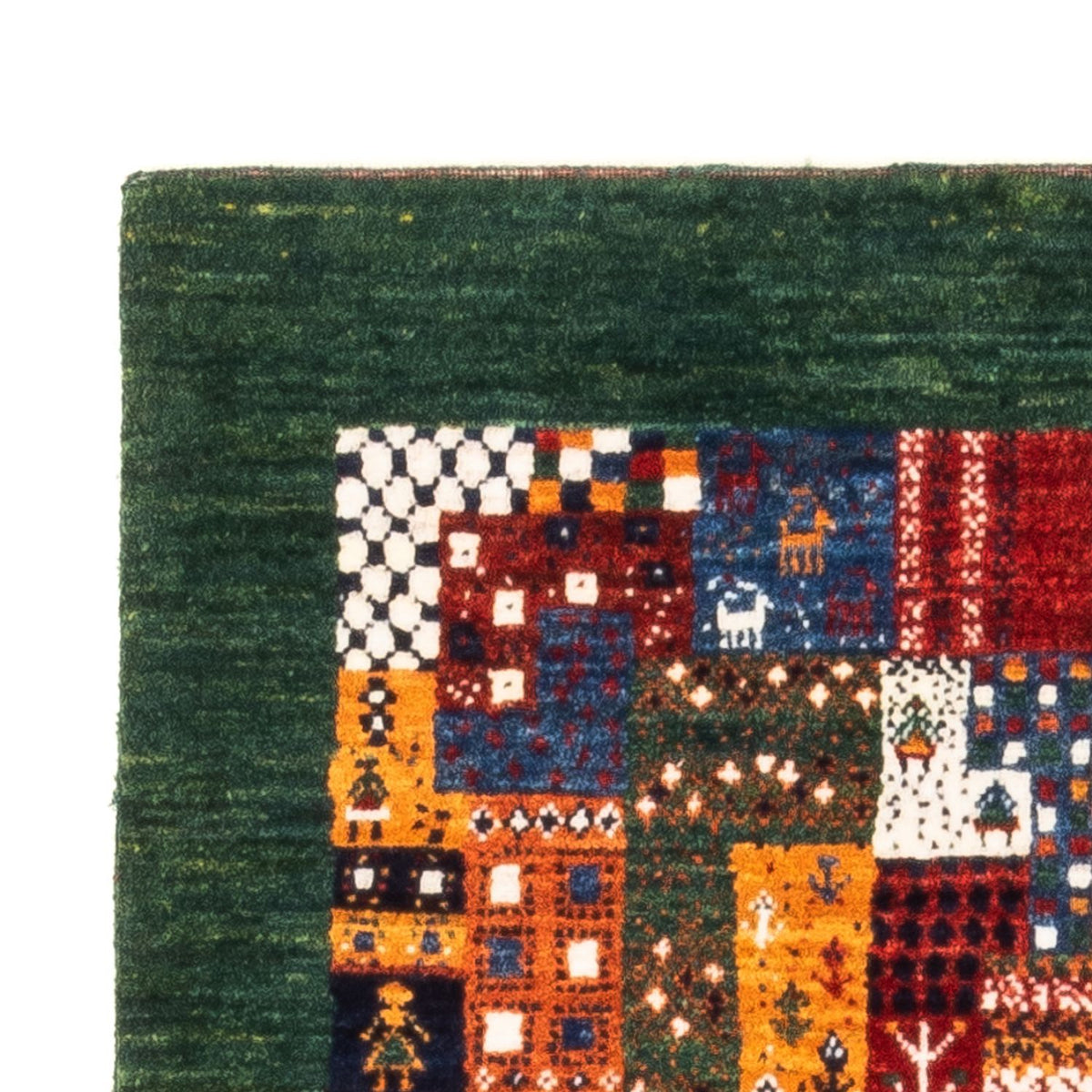 Gabbeh Tæppe - Loribaft Persisk - Royal - 128 x 85 cm - flerfarvet