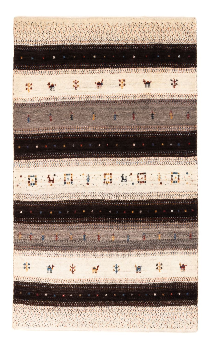 Gabbeh Tæppe - Loribaft Persisk - Royal - 134 x 84 cm - brun