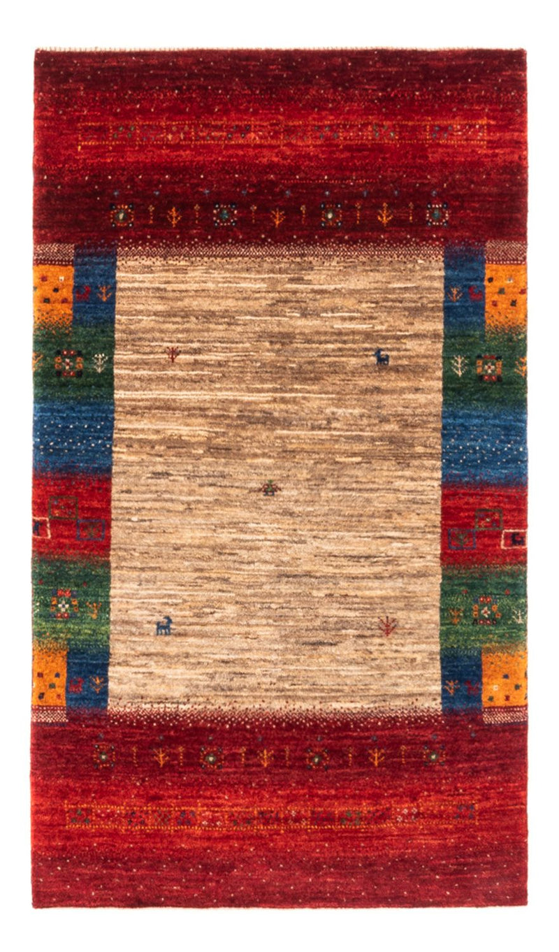 Gabbeh Tæppe - Loribaft Persisk - Royal - 136 x 85 cm - flerfarvet