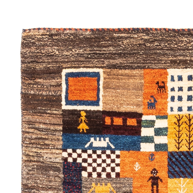 Gabbeh Tæppe - Loribaft Persisk - Royal - 120 x 83 cm - flerfarvet