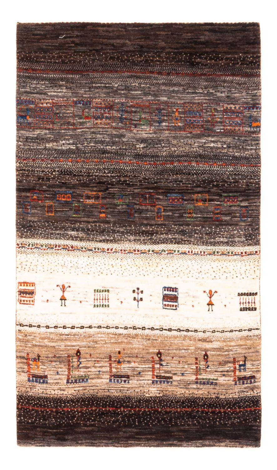 Gabbeh Tæppe - Loribaft Persisk - Royal - 137 x 85 cm - brun