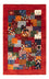 Gabbeh Tæppe - Loribaft Persisk - Royal - 132 x 86 cm - flerfarvet