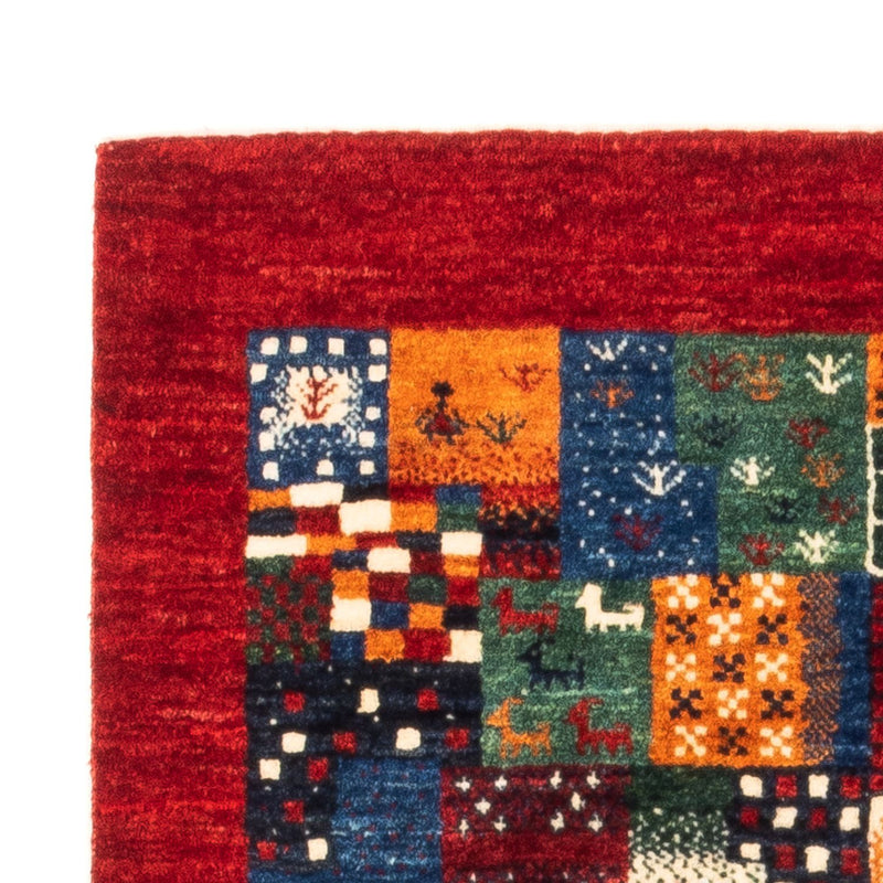 Gabbeh Tæppe - Loribaft Persisk - Royal - 130 x 86 cm - flerfarvet