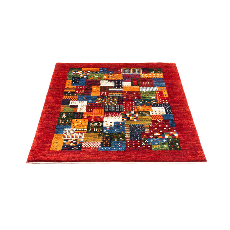 Gabbeh Tæppe - Loribaft Persisk - Royal - 120 x 87 cm - flerfarvet