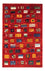 Gabbeh Tæppe - Loribaft Persisk - Royal - 130 x 85 cm - flerfarvet