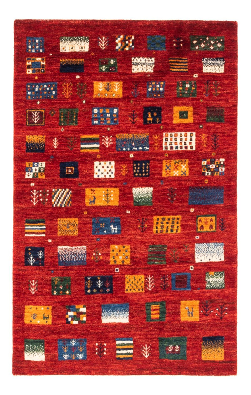 Gabbeh Tæppe - Loribaft Persisk - Royal - 130 x 85 cm - flerfarvet