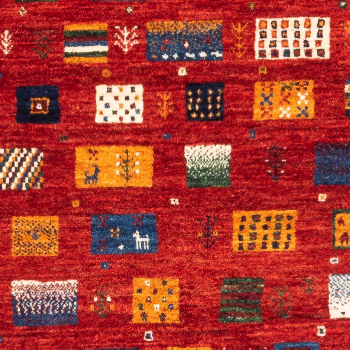 Gabbeh Tæppe - Loribaft Persisk - Royal - 130 x 85 cm - flerfarvet