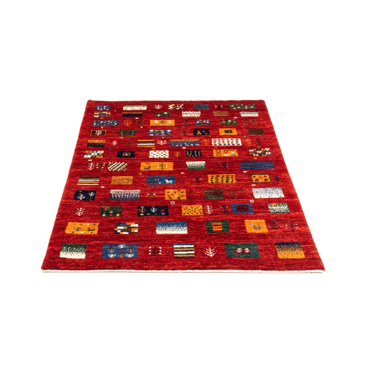 Gabbeh Tæppe - Loribaft Persisk - Royal - 130 x 85 cm - flerfarvet