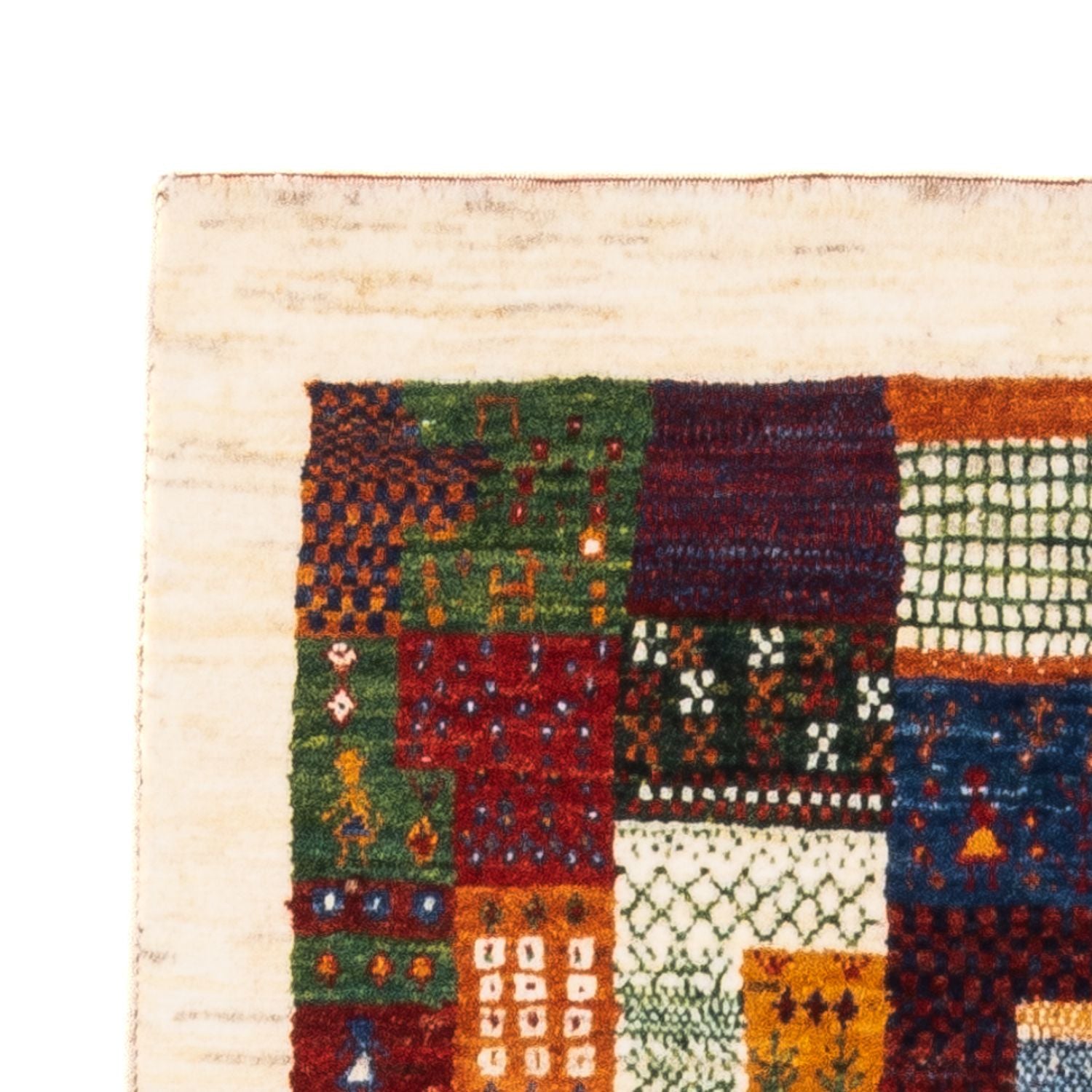Gabbeh Tæppe - Loribaft Persisk - Royal - 125 x 80 cm - flerfarvet