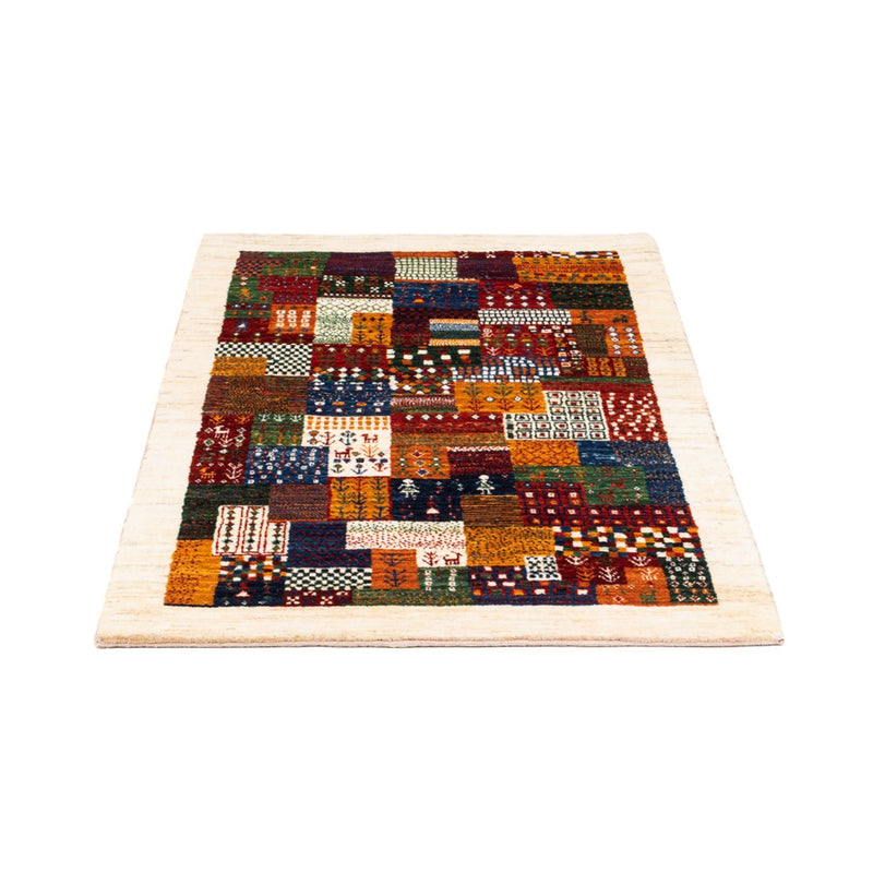 Gabbeh Tæppe - Loribaft Persisk - Royal - 125 x 80 cm - flerfarvet