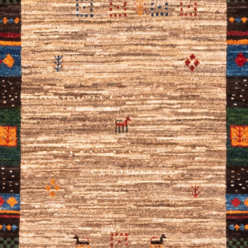 Gabbeh Tæppe - Loribaft Persisk - Royal - 140 x 86 cm - flerfarvet