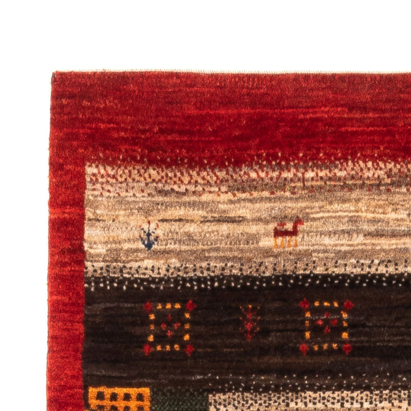 Gabbeh Tæppe - Loribaft Persisk - Royal - 140 x 86 cm - flerfarvet