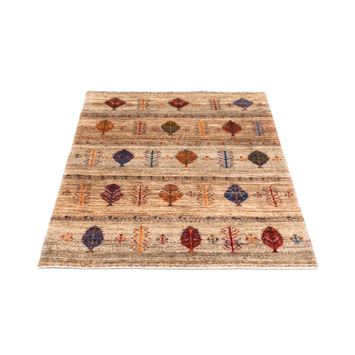 Gabbeh Tæppe - Loribaft Persisk - Royal - 130 x 84 cm - flerfarvet