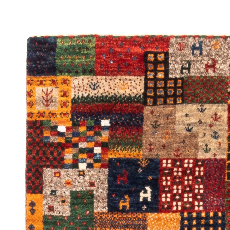 Gabbeh Tæppe - Loribaft Persisk - Royal - 130 x 86 cm - flerfarvet